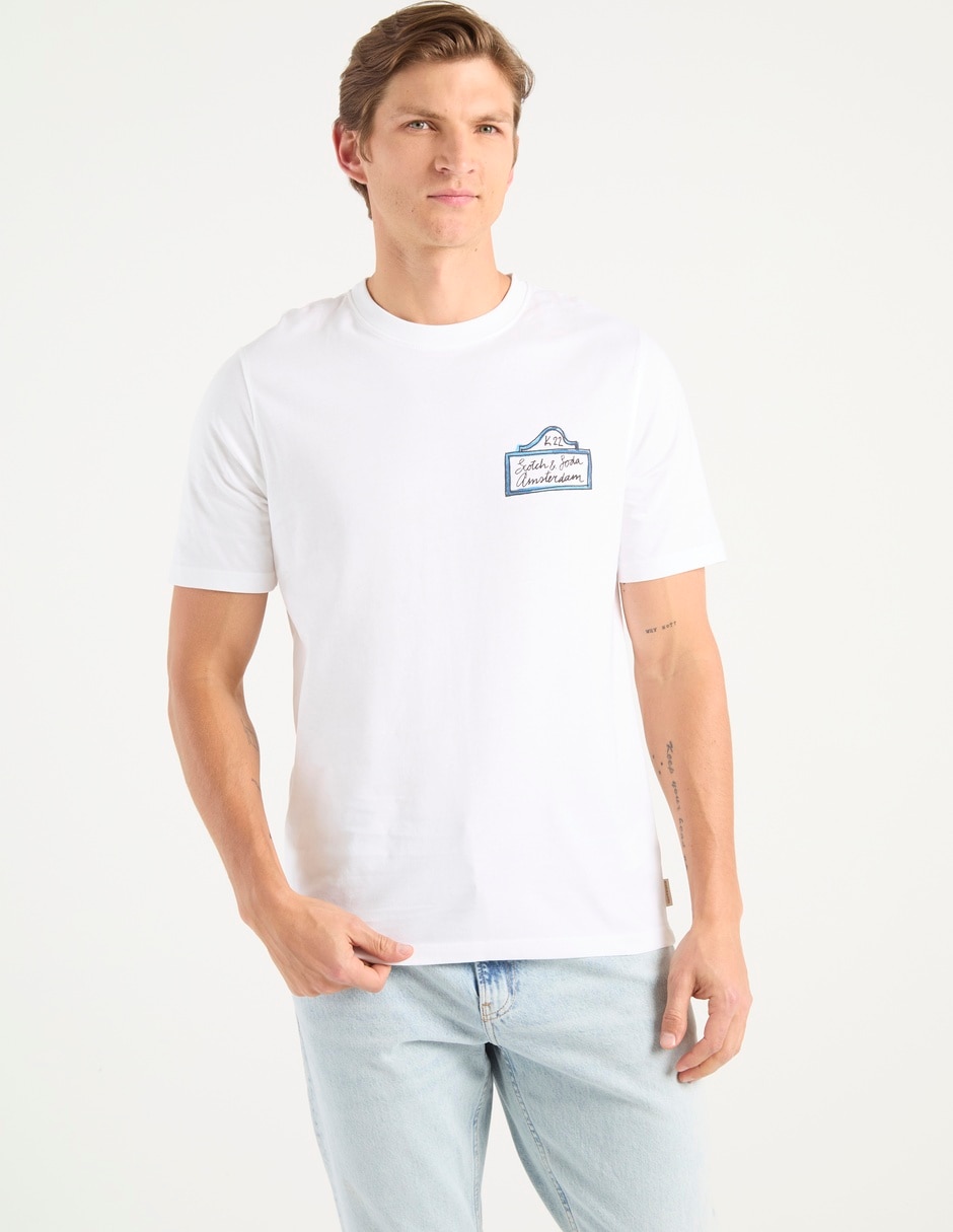Playera Scotch & Soda cuello redondo para hombre