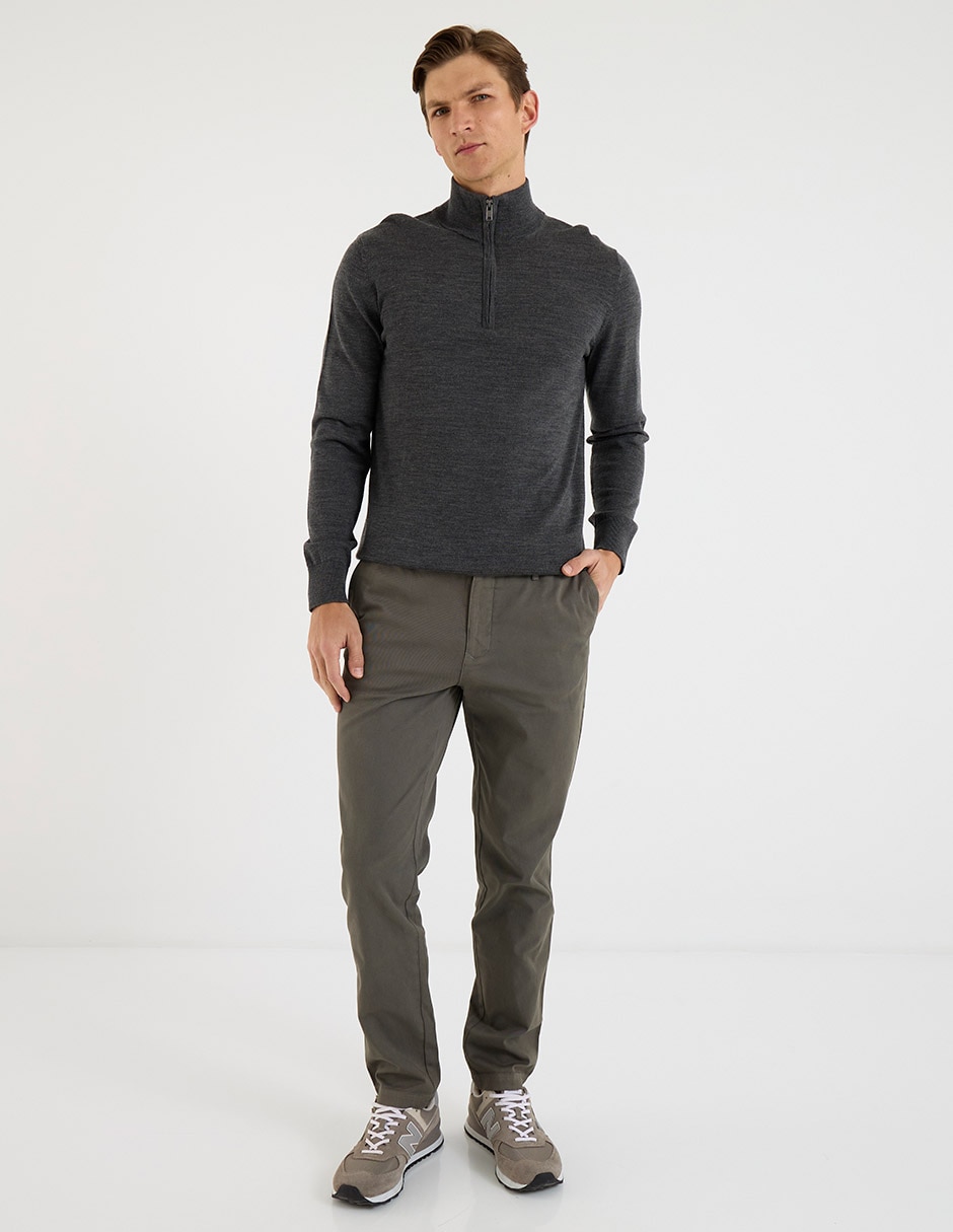 Pantalón straight de algodón para hombre 3