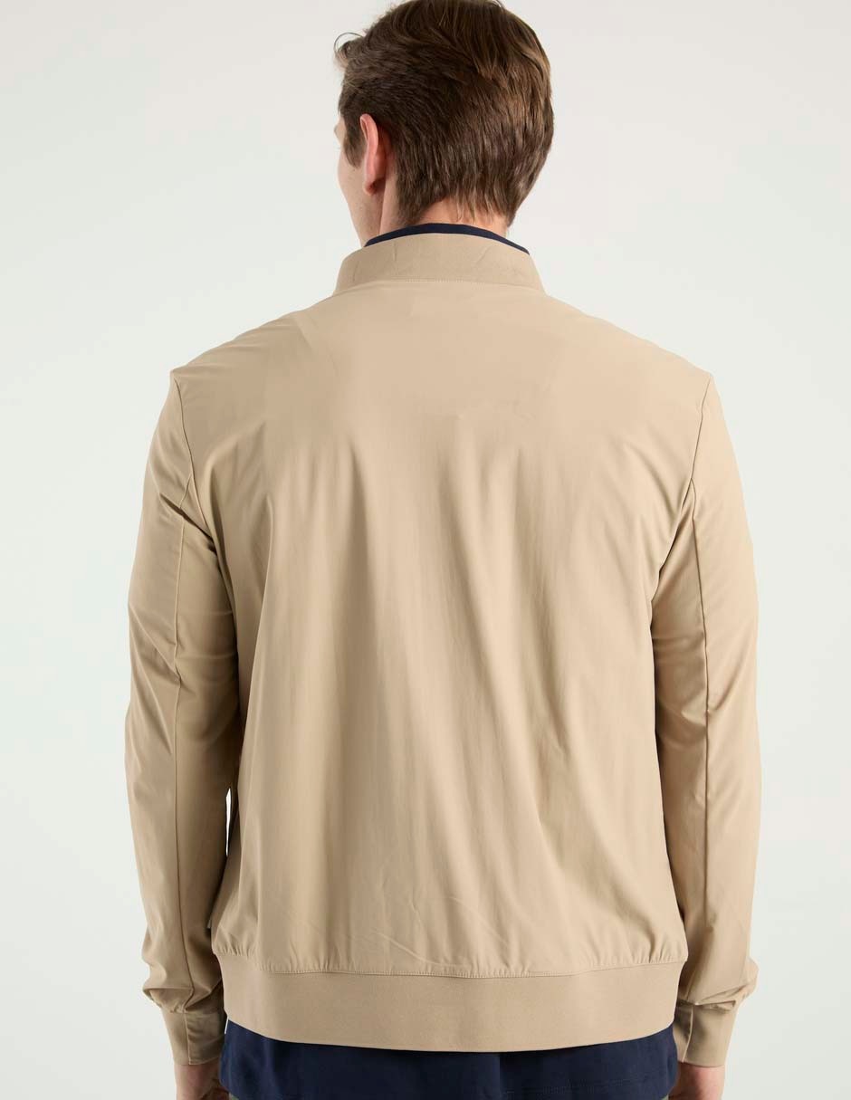 Chamarra bomber con bolsillos para hombre 6