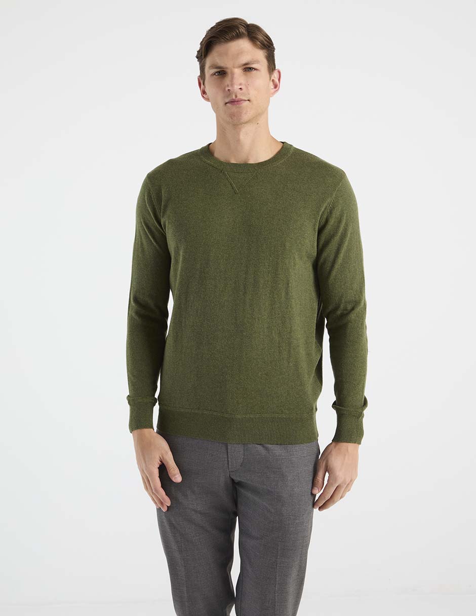Suéter cuello redondo para hombre Suéter cuello redondo para hombre