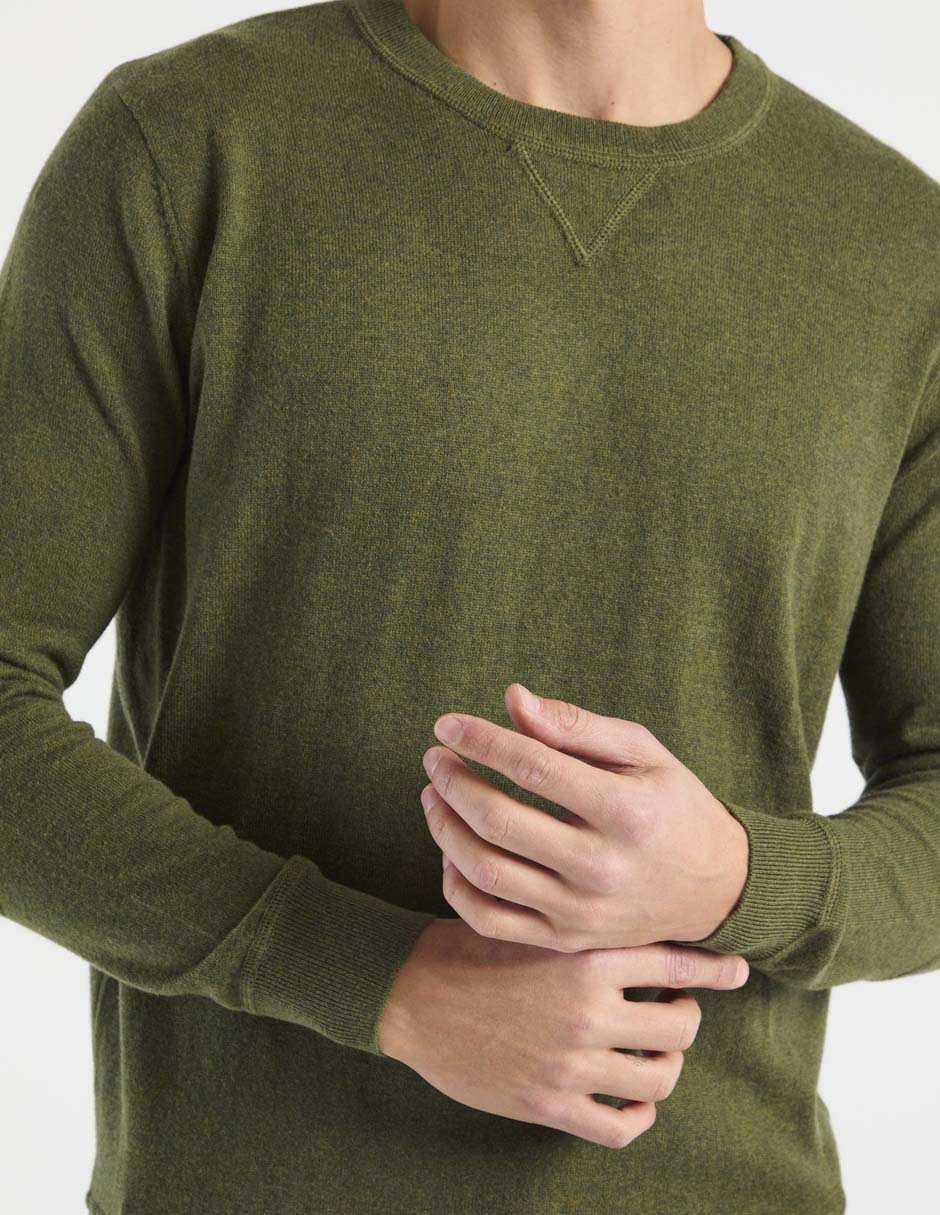 Suéter cuello redondo para hombre 4