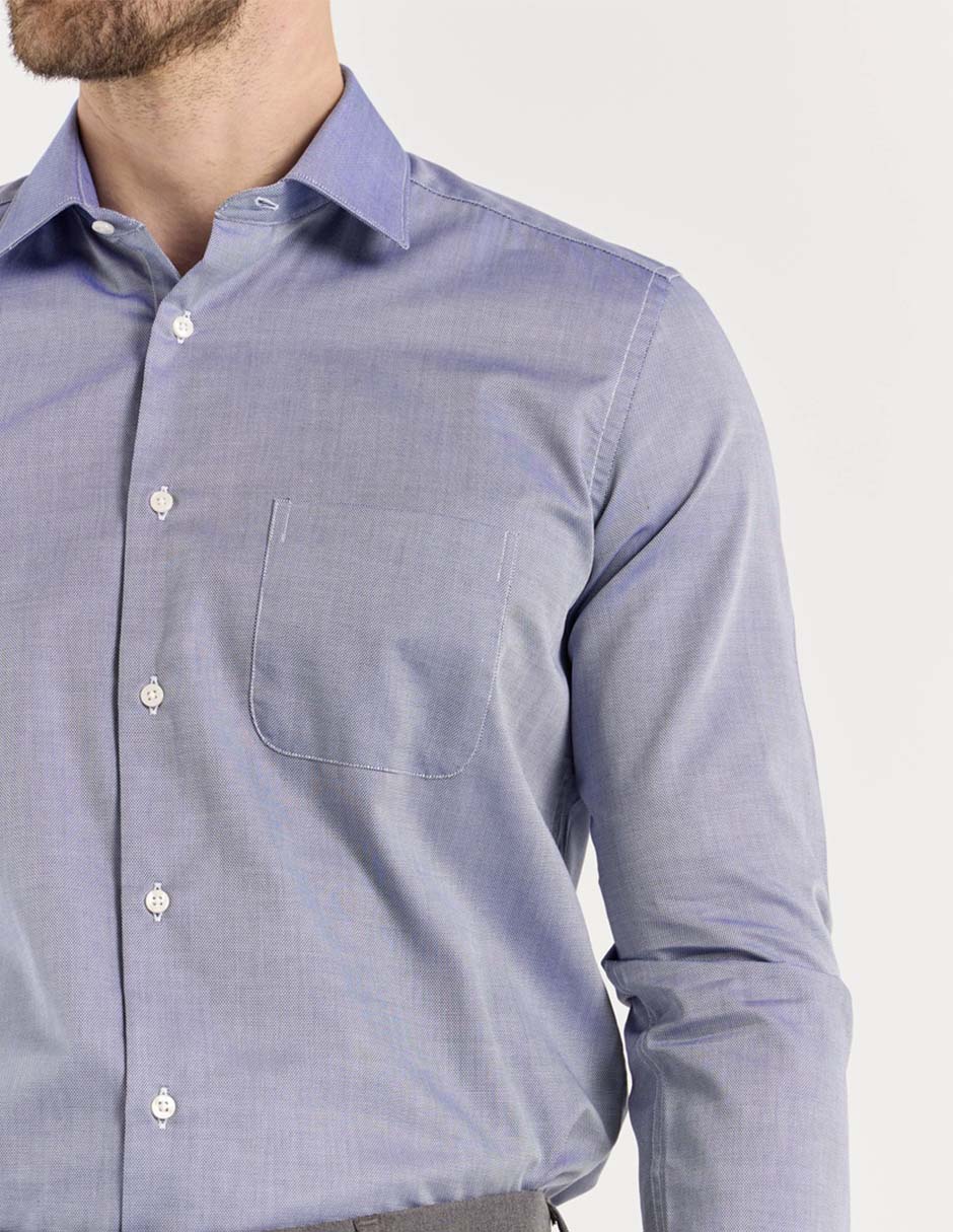 Camisa de vestir Scappino de algodón manga larga para hombre