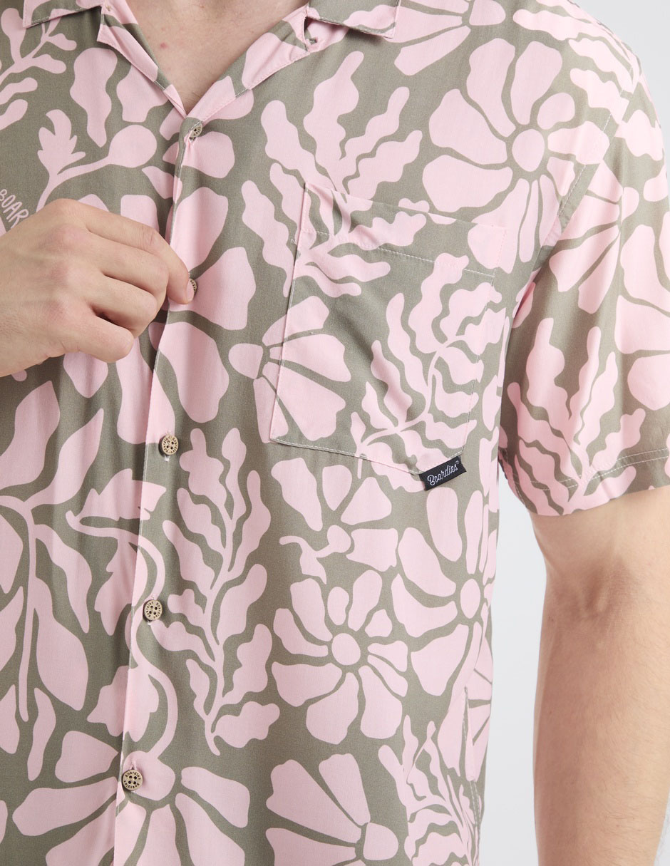 Camisa casual de algodón manga corta para hombre 4