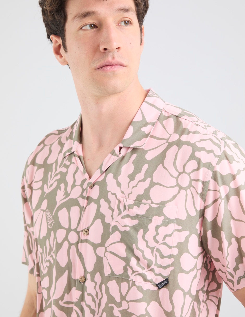 Camisa casual de algodón manga corta para hombre 3