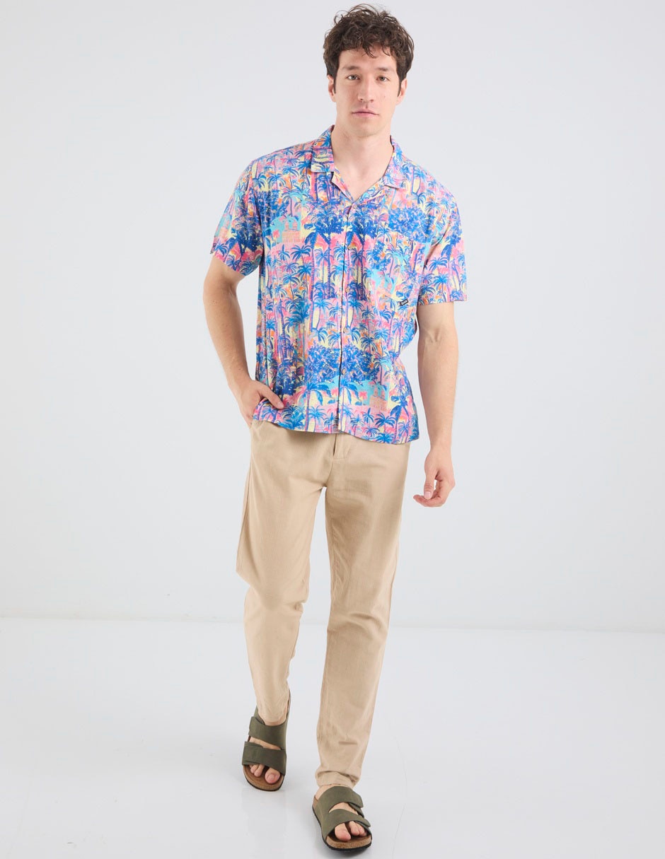 Camisa casual manga corta para hombre 3