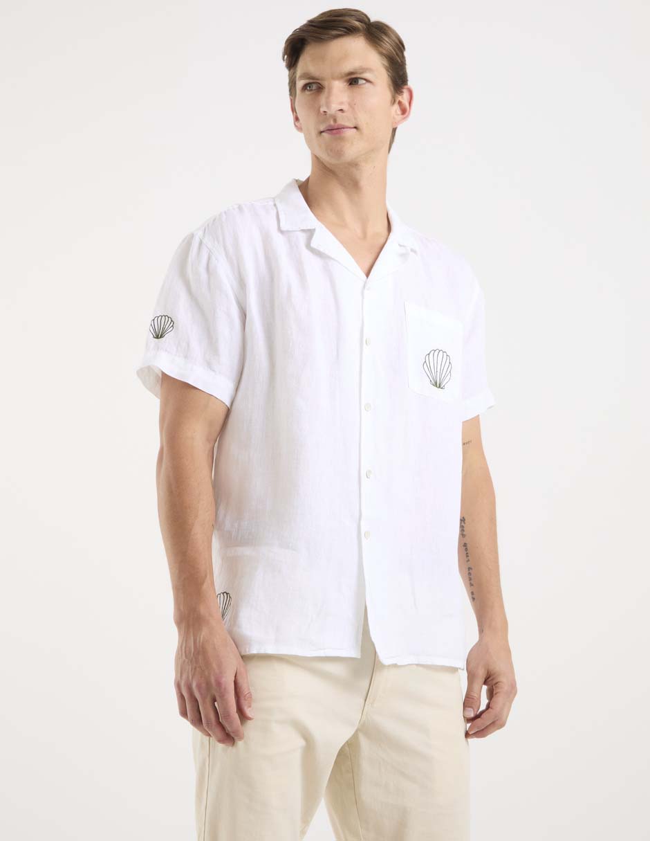 Camisa casual manga corta para hombre Camisa casual manga corta para hombre