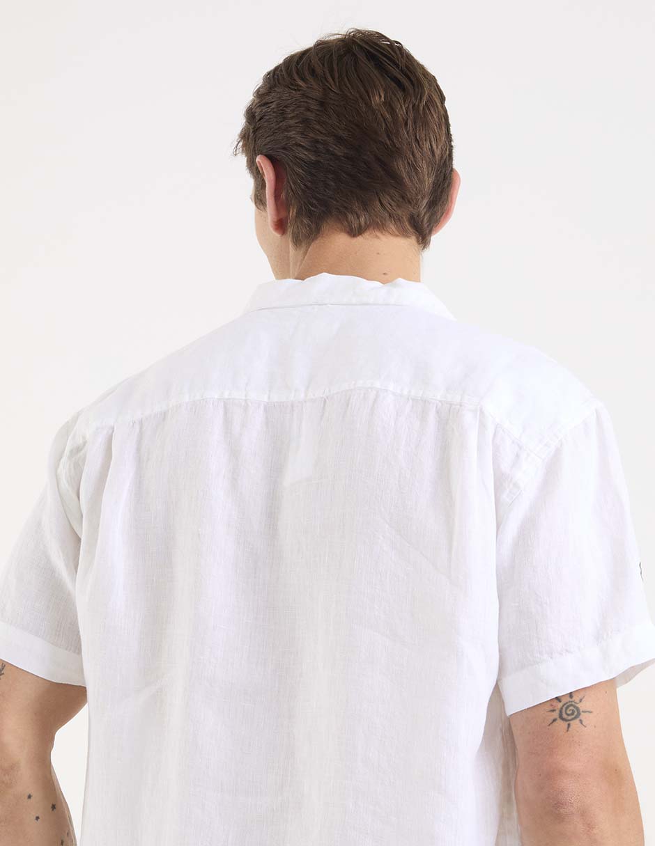Camisa casual manga corta para hombre 4