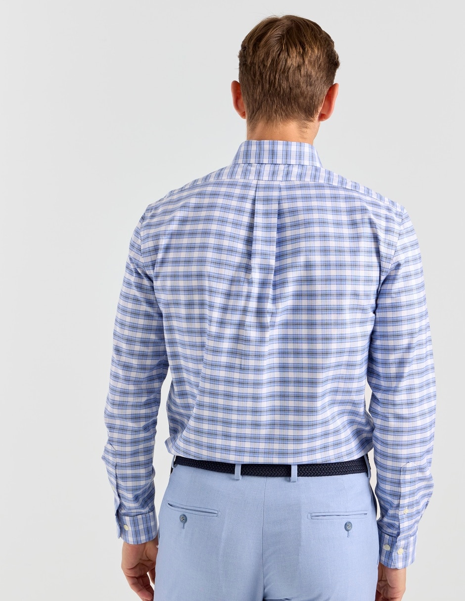 Camisa casual Brooks Brothers de algodón manga larga para hombre