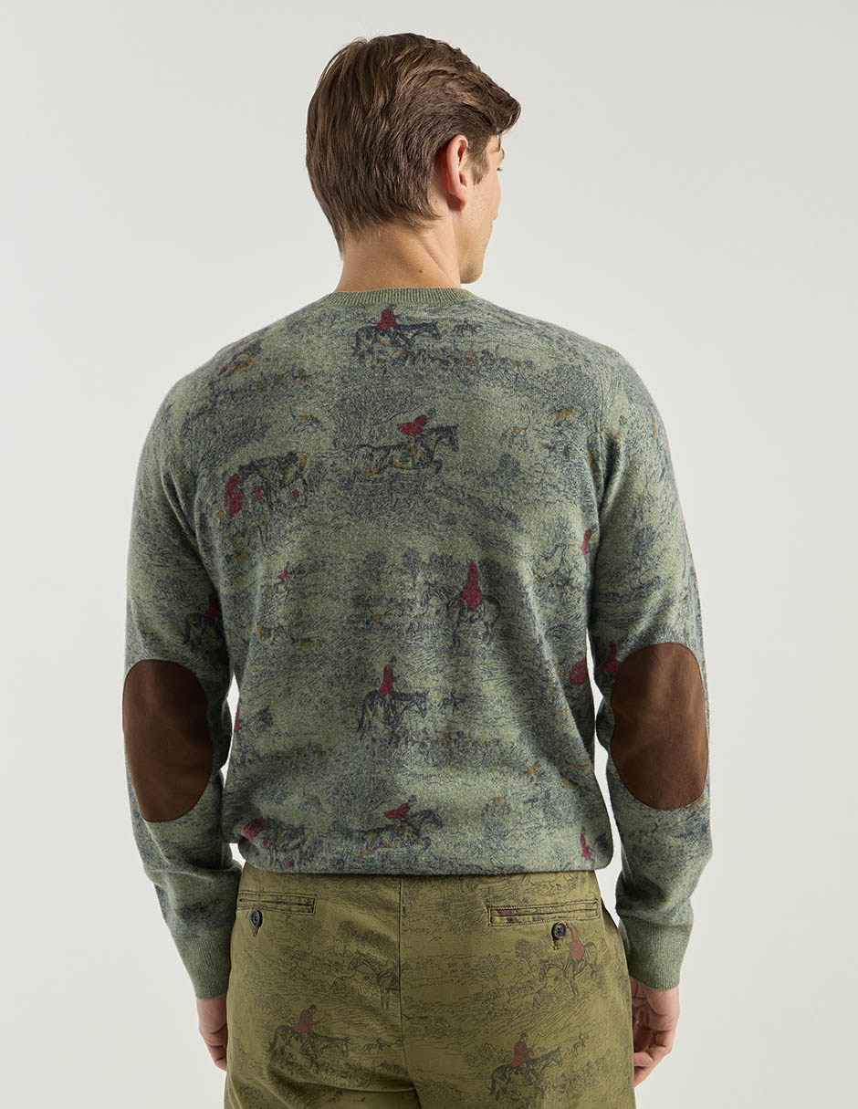 Suéter cuello redondo para hombre 4
