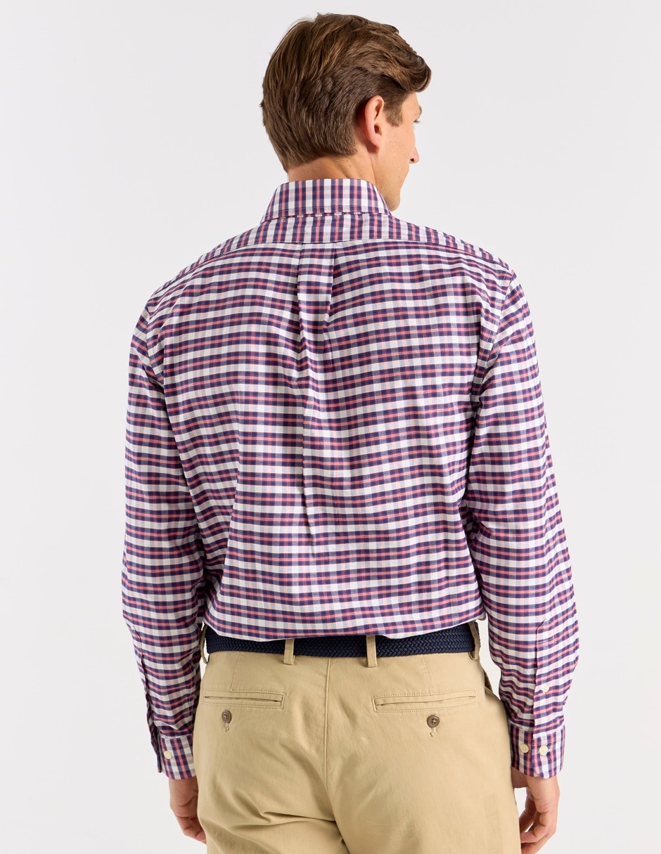 Camisa casual Brooks Brothers de algodón manga larga para hombre