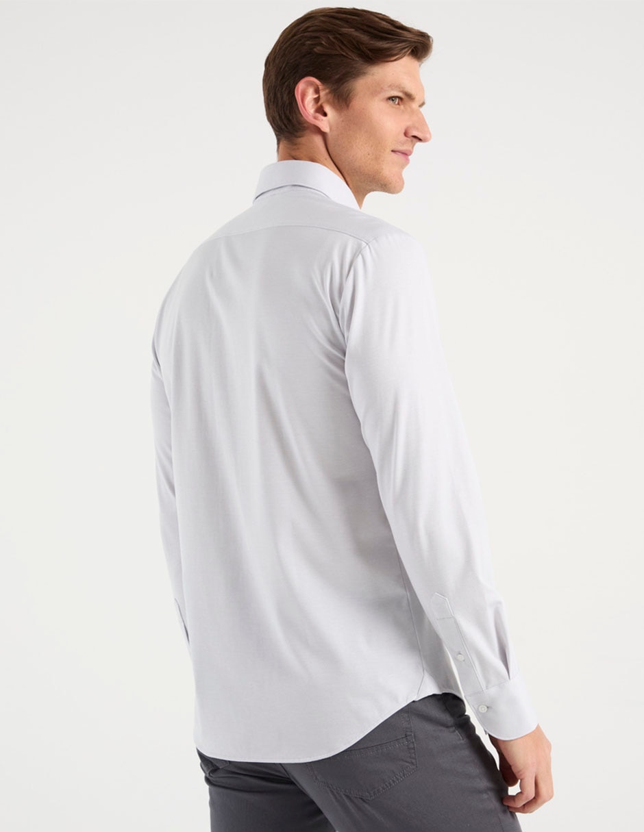 Camisa casual Scappino de algodón manga larga para hombre