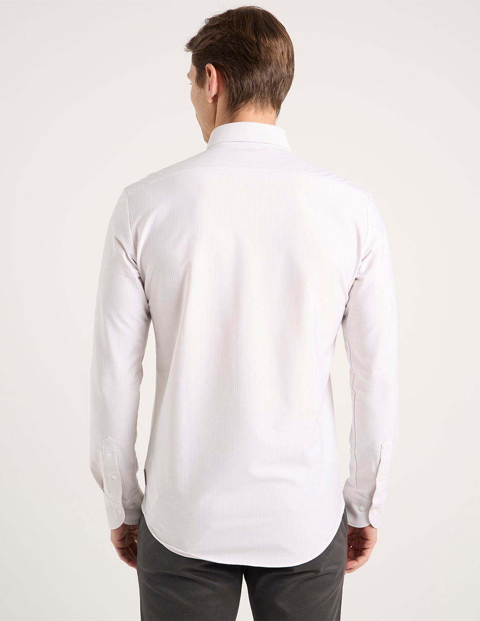Camisa casual de algodón manga larga para hombre 4