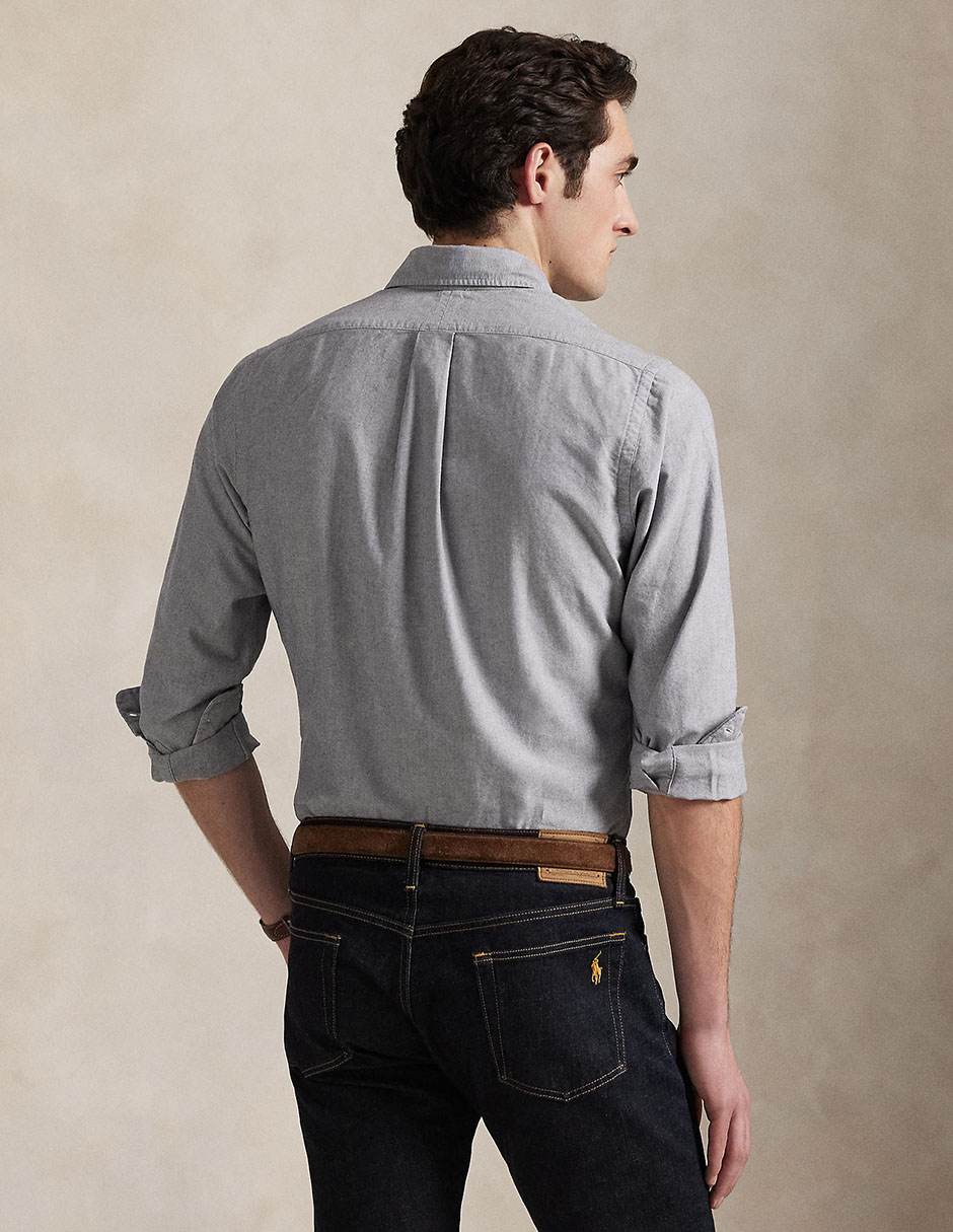 Camisa business casual Polo Ralph Lauren de algodón manga larga para hombre 5