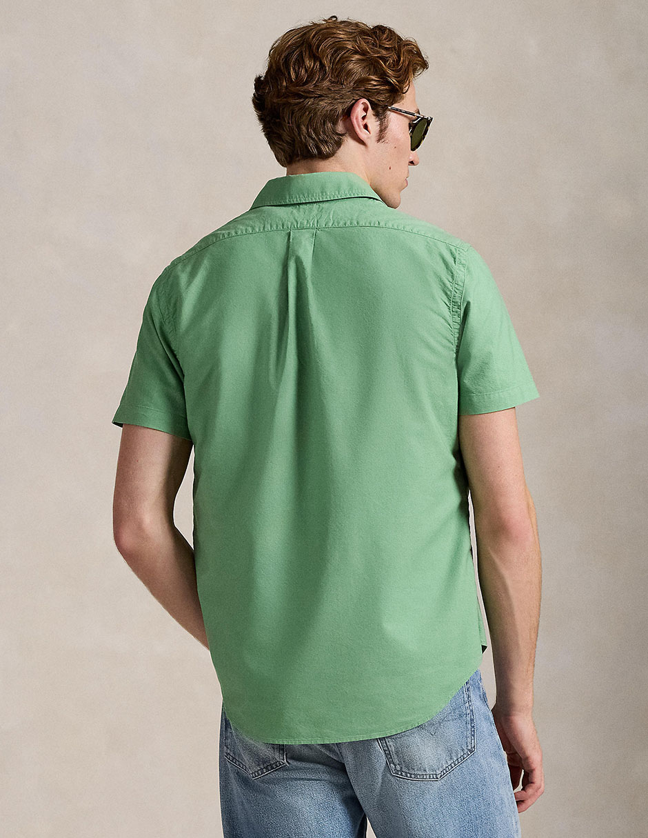 Camisa casual Polo Rl de algodón manga corta para hombre