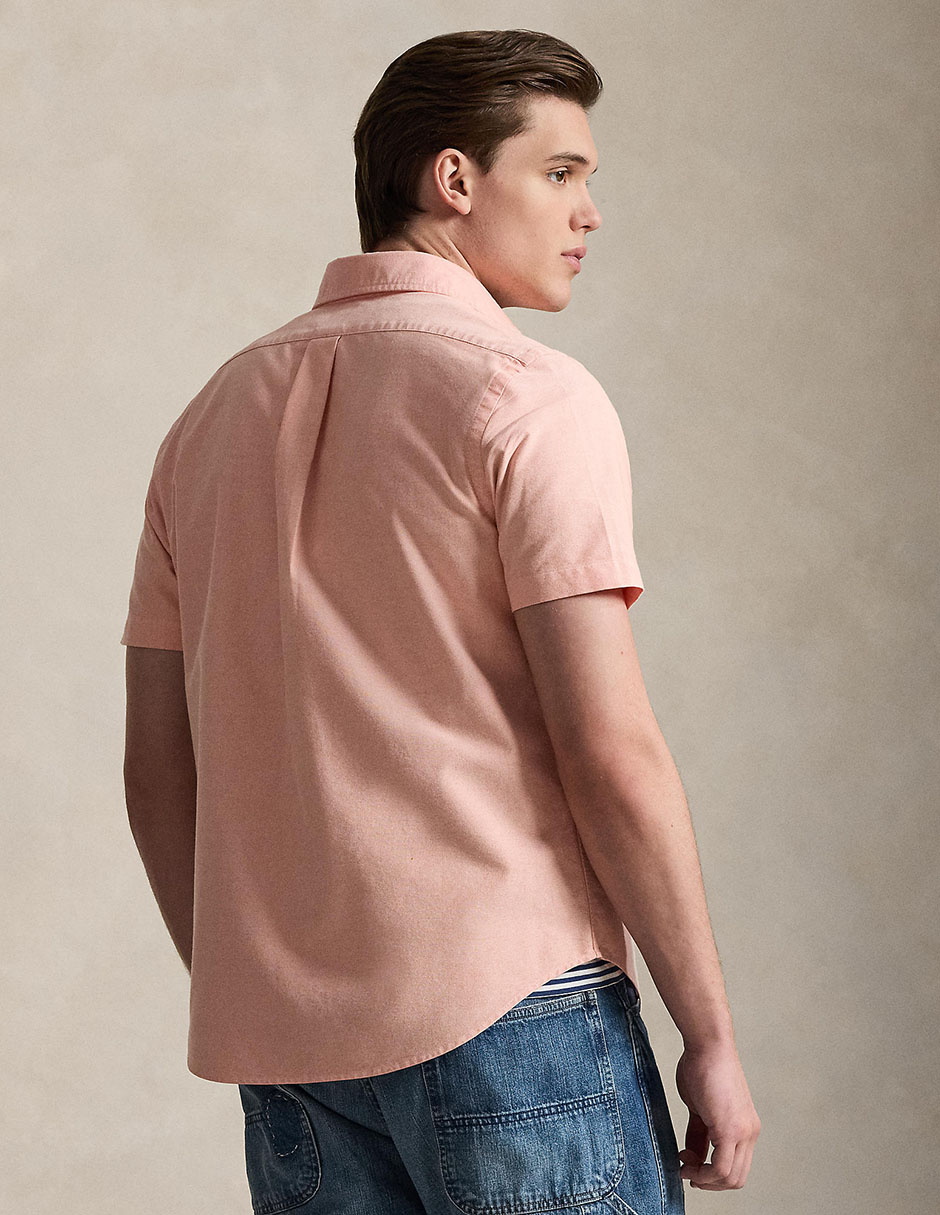 Camisa casual Polo Rl de algodón manga corta para hombre