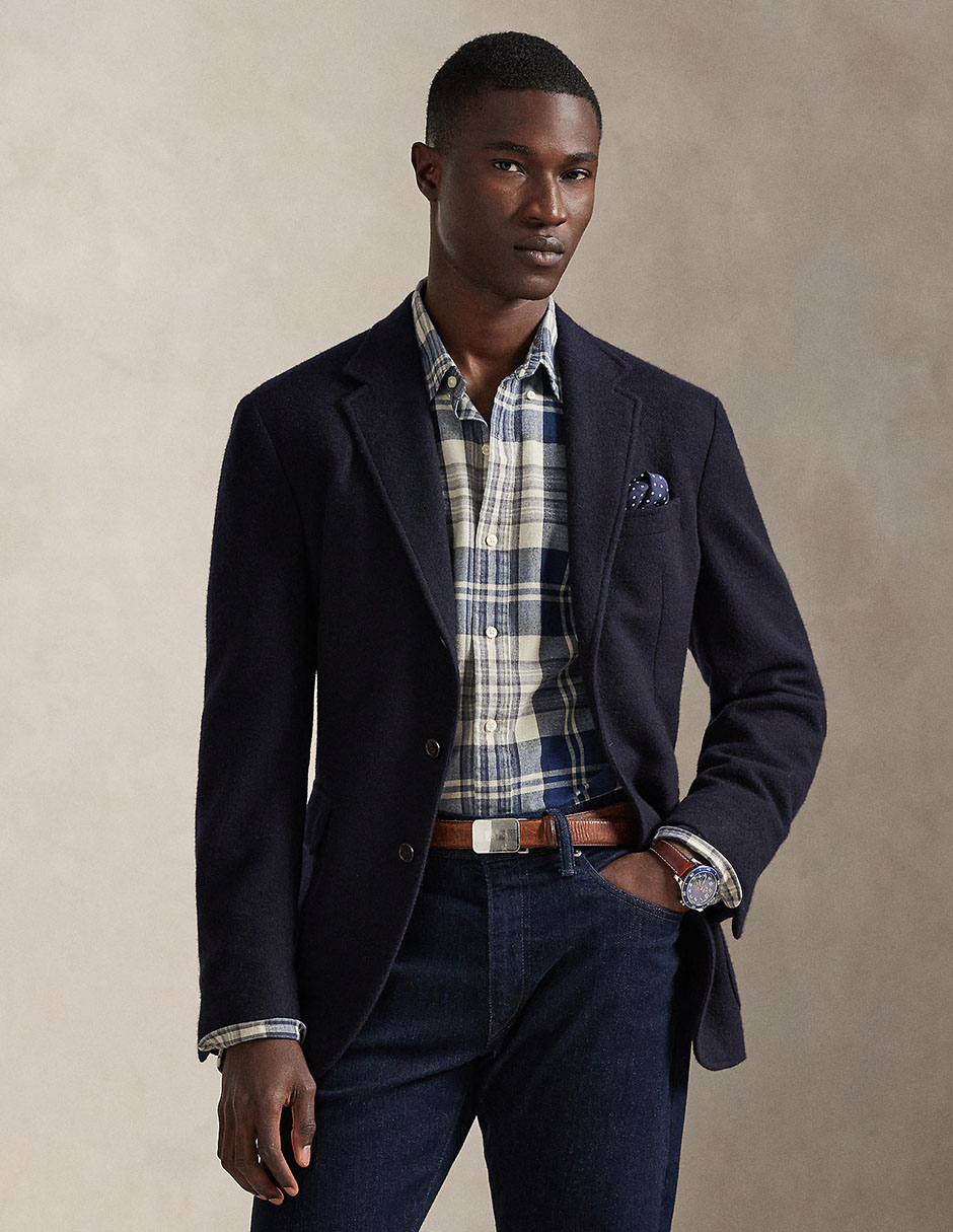 Camisa casual Polo Ralph Lauren de algodón manga larga para hombre 8