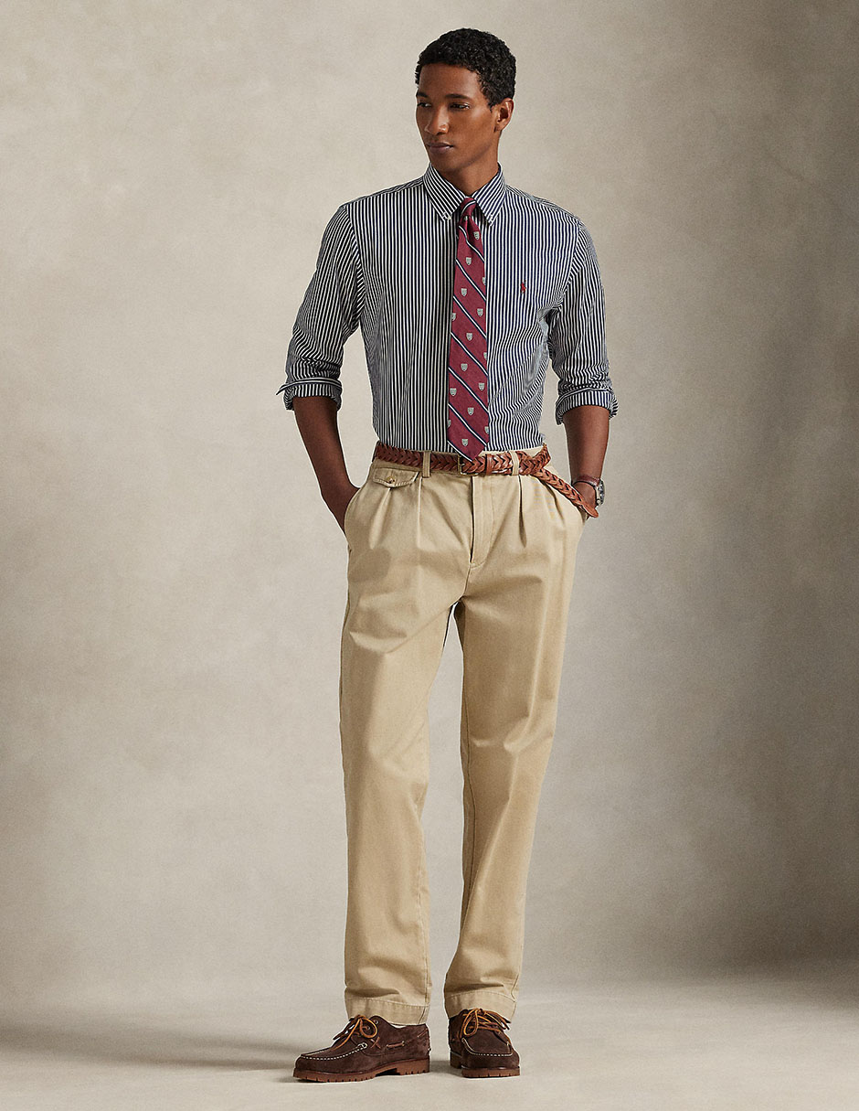 Camisa de vestir Polo Ralph Lauren de algodón manga larga para hombre