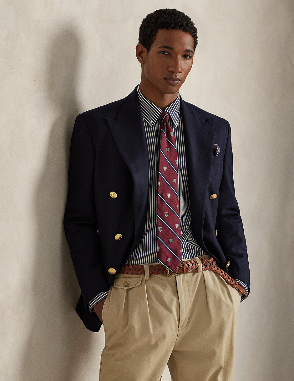 Camisa de vestir Polo Ralph Lauren de algodón manga larga para hombre