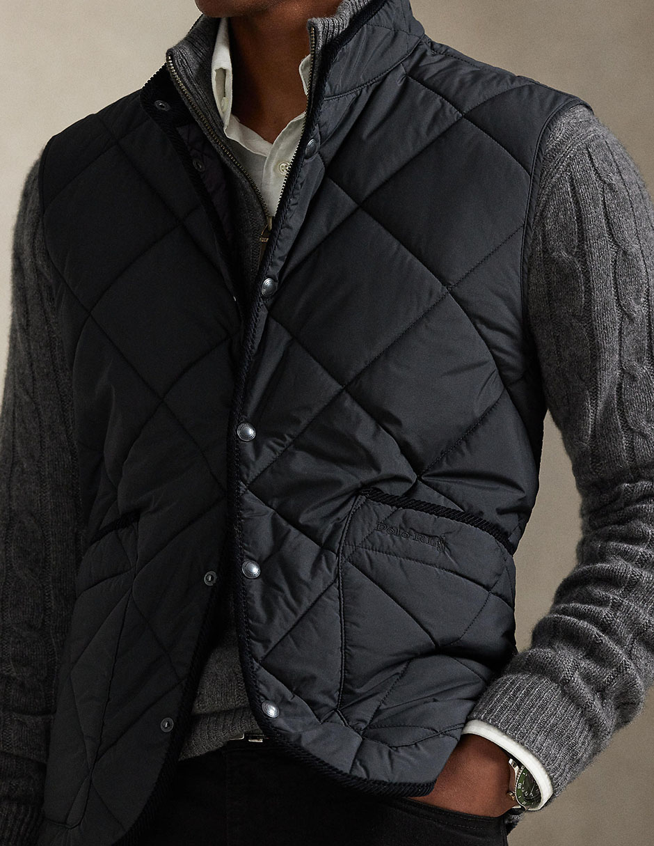 Chaleco Polo Rl con bolsillos para hombre