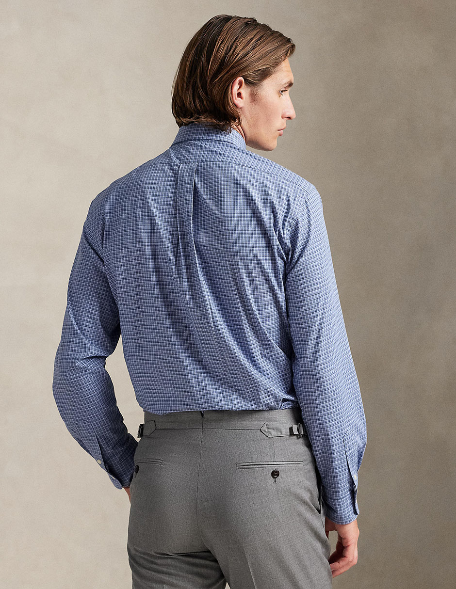 Camisa business casual POLO RALPH LAUREN de algodón manga larga para hombre 2