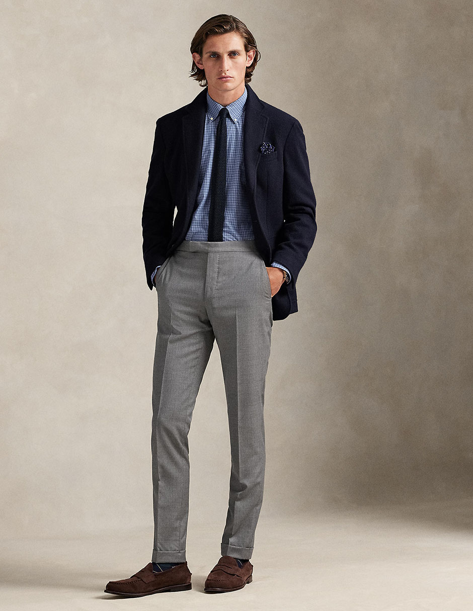 Camisa business casual POLO RALPH LAUREN de algodón manga larga para hombre 3