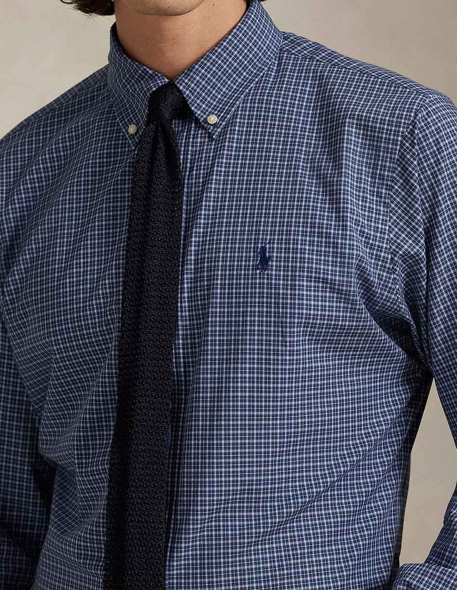 Camisa casual Polo Ralph Lauren de algodón manga larga para hombre