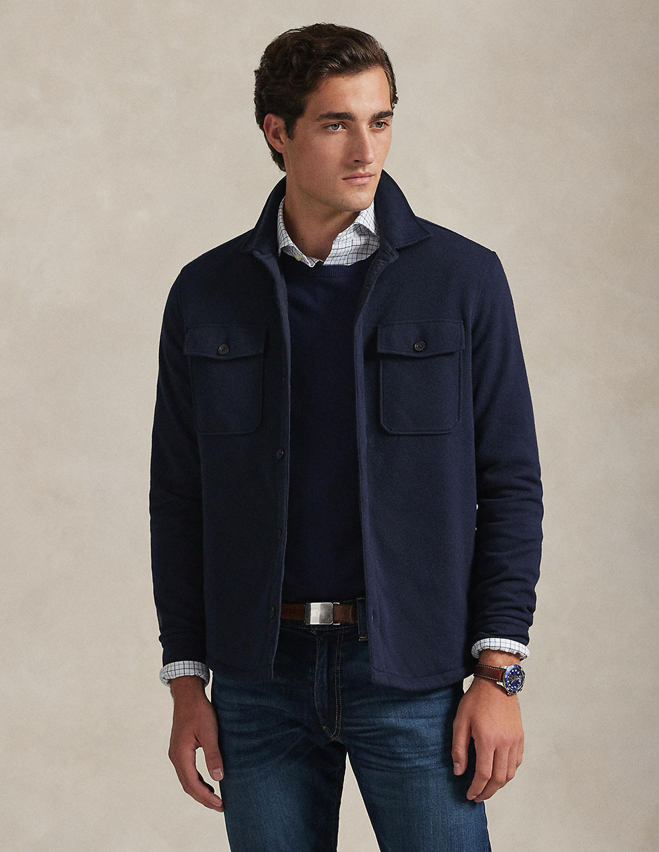 Sobrecamisa casual Polo RL manga larga para hombre