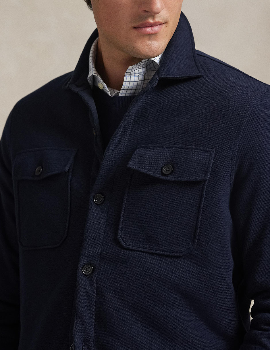 Sobrecamisa casual Polo RL manga larga para hombre