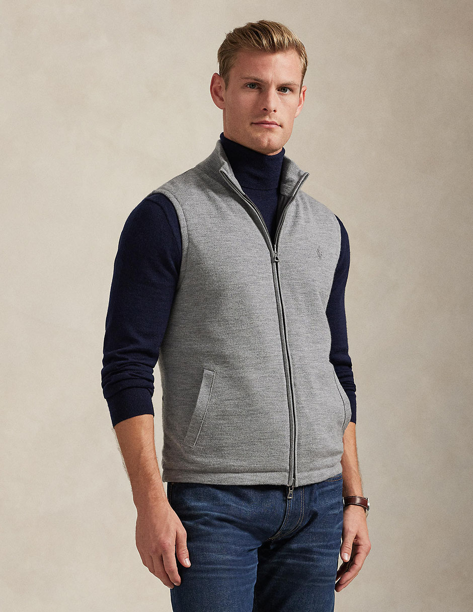 Chaleco Polo RL con bolsillos para hombre
