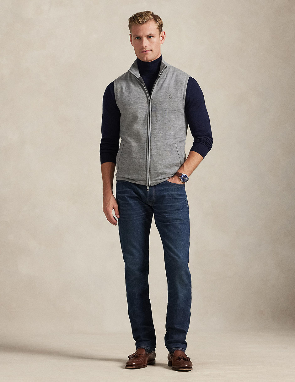 Chaleco Polo RL con bolsillos para hombre