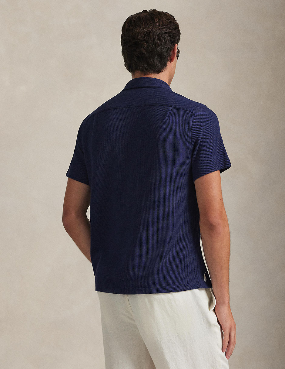 Camisa casual Polo Rl de algodón manga corta para hombre 2