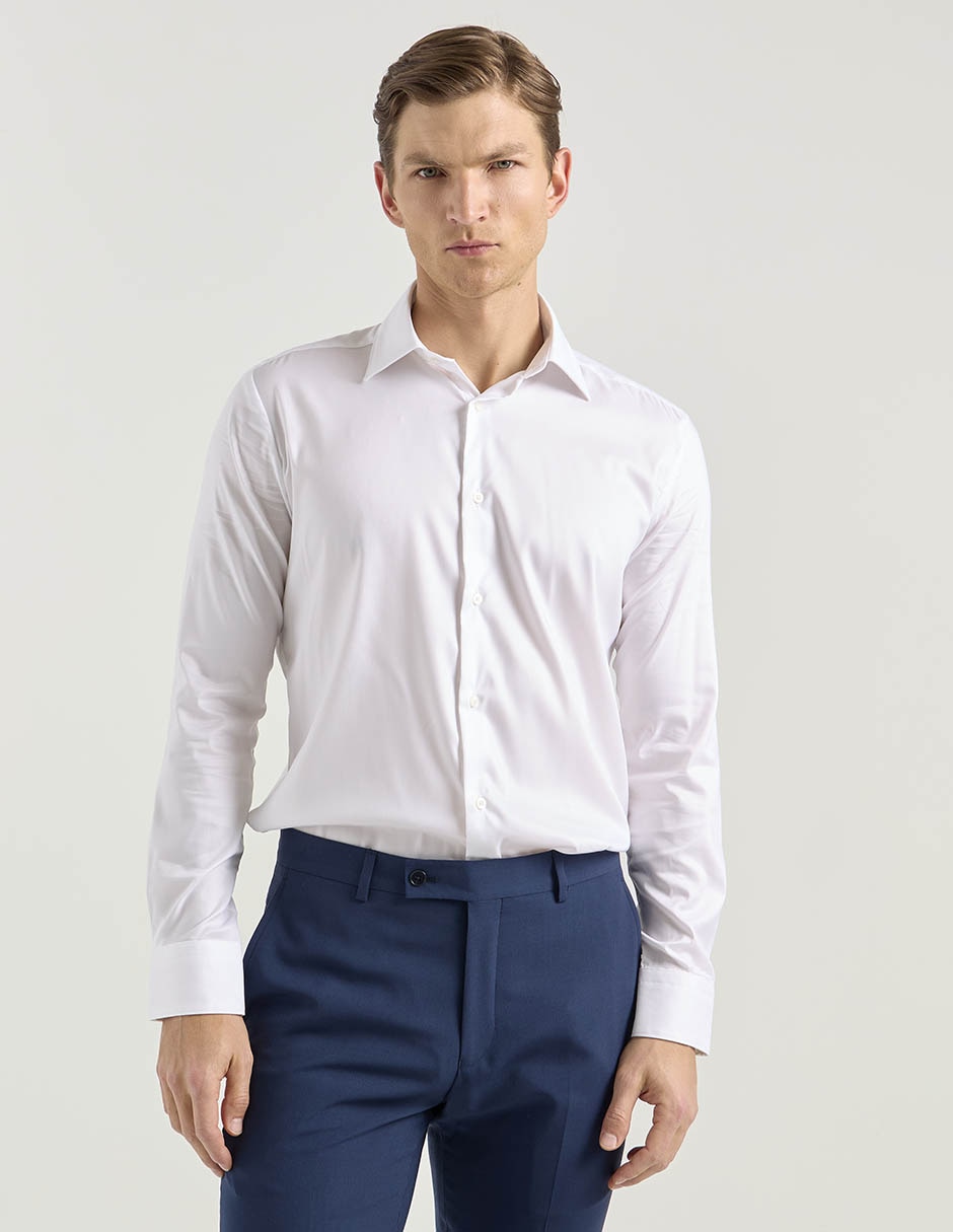 Camisa de vestir manga larga para hombre