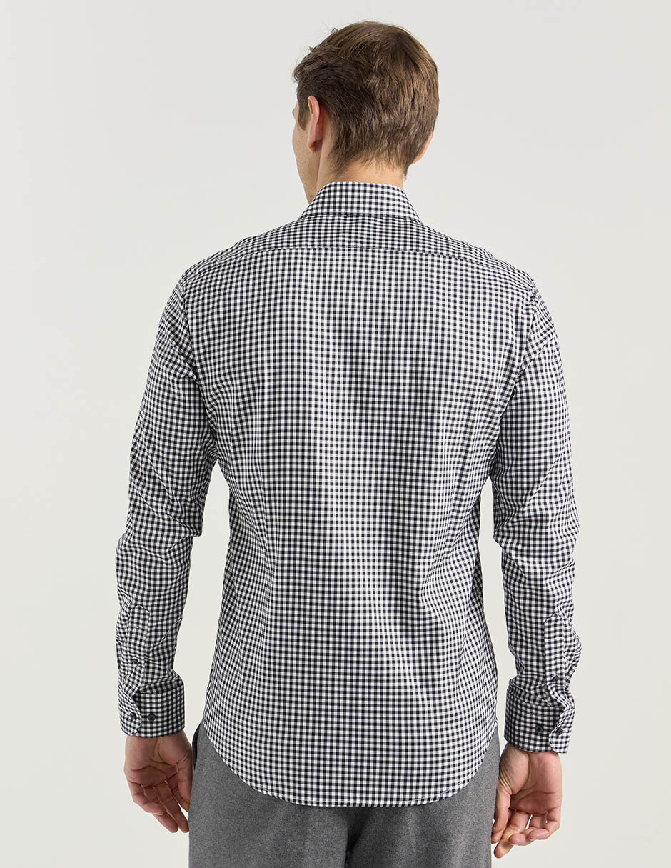 Camisa de vestir manga larga para hombre 5