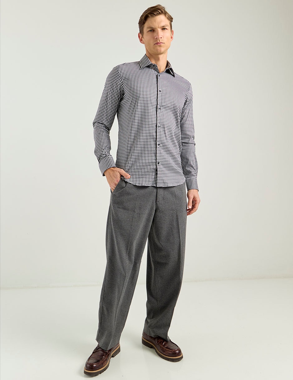 Camisa de vestir manga larga para hombre 6
