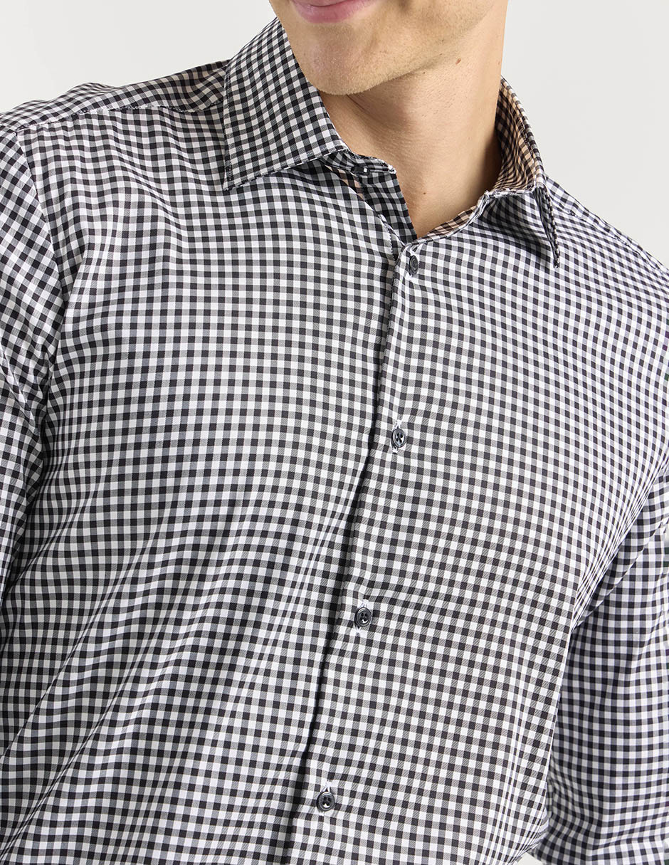 Camisa de vestir manga larga para hombre 7
