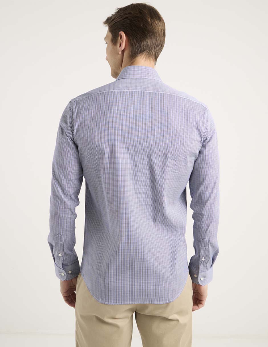 Camisa casual de algodón manga larga para hombre 5