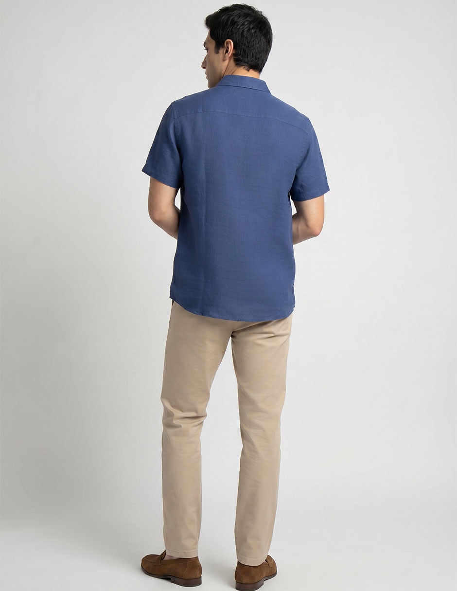Camisa casual manga corta para hombre 3