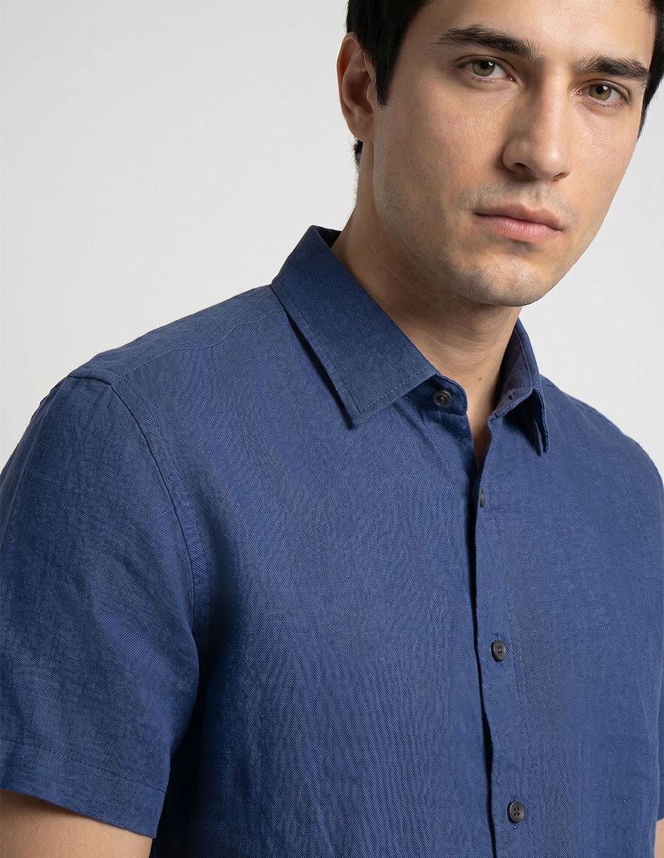 Camisa casual manga corta para hombre 2