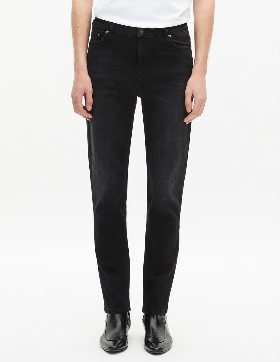 Jeans slim deslavado para hombre 1