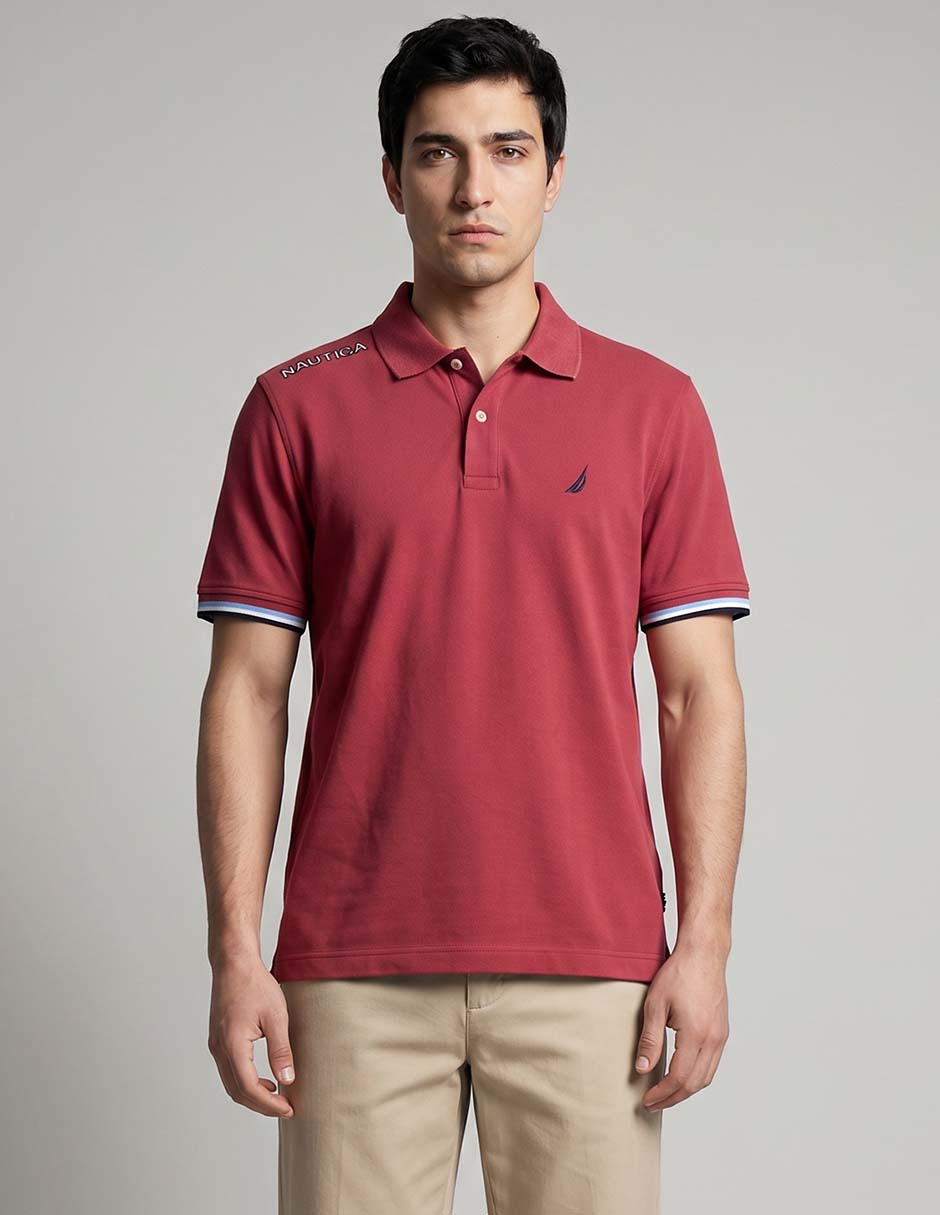 Playera tipo polo Nautica para hombre