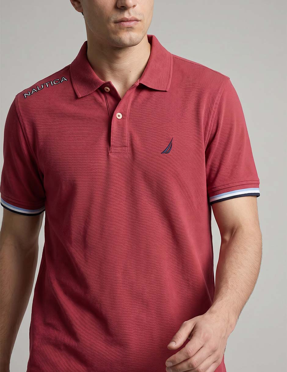 Playera tipo polo Nautica para hombre