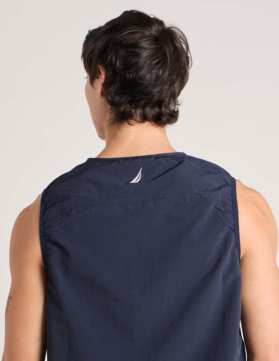 Chaleco nautica con bolsillos para hombre