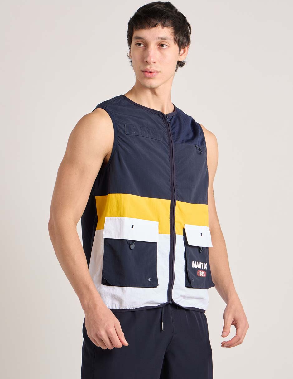 Chaleco con bolsillos para hombre Chaleco con bolsillos para hombre