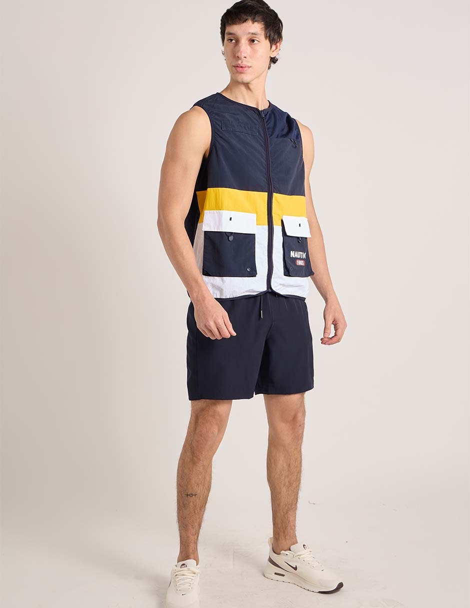 Chaleco nautica con bolsillos para hombre