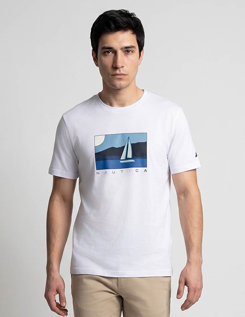 Playera cuello redondo para hombre