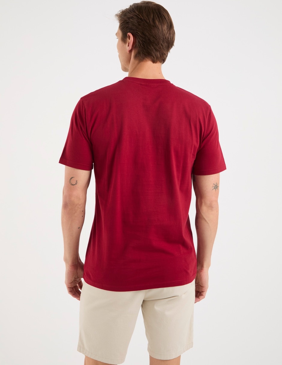 Playera nautica cuello redondo para hombre