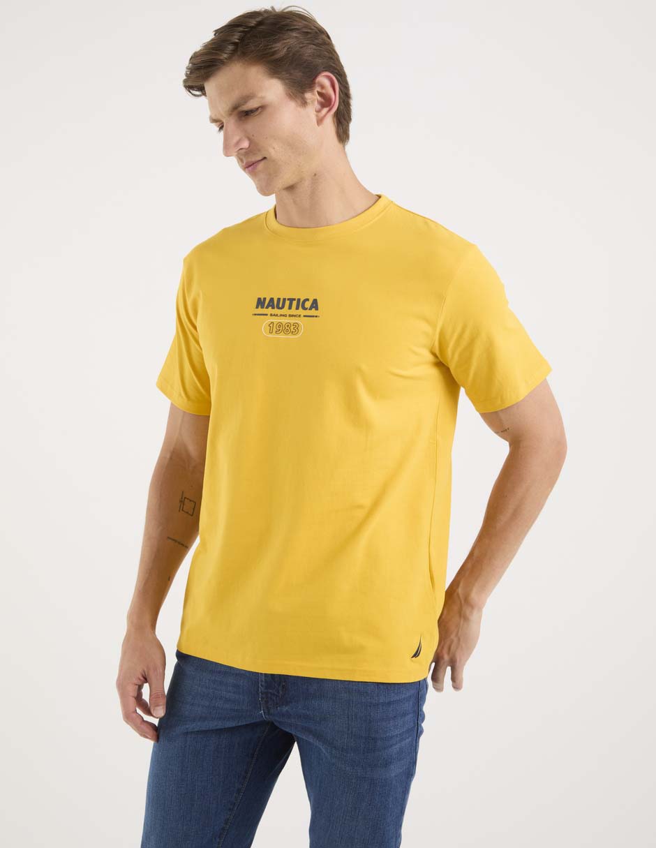 Playera cuello redondo para hombre 2