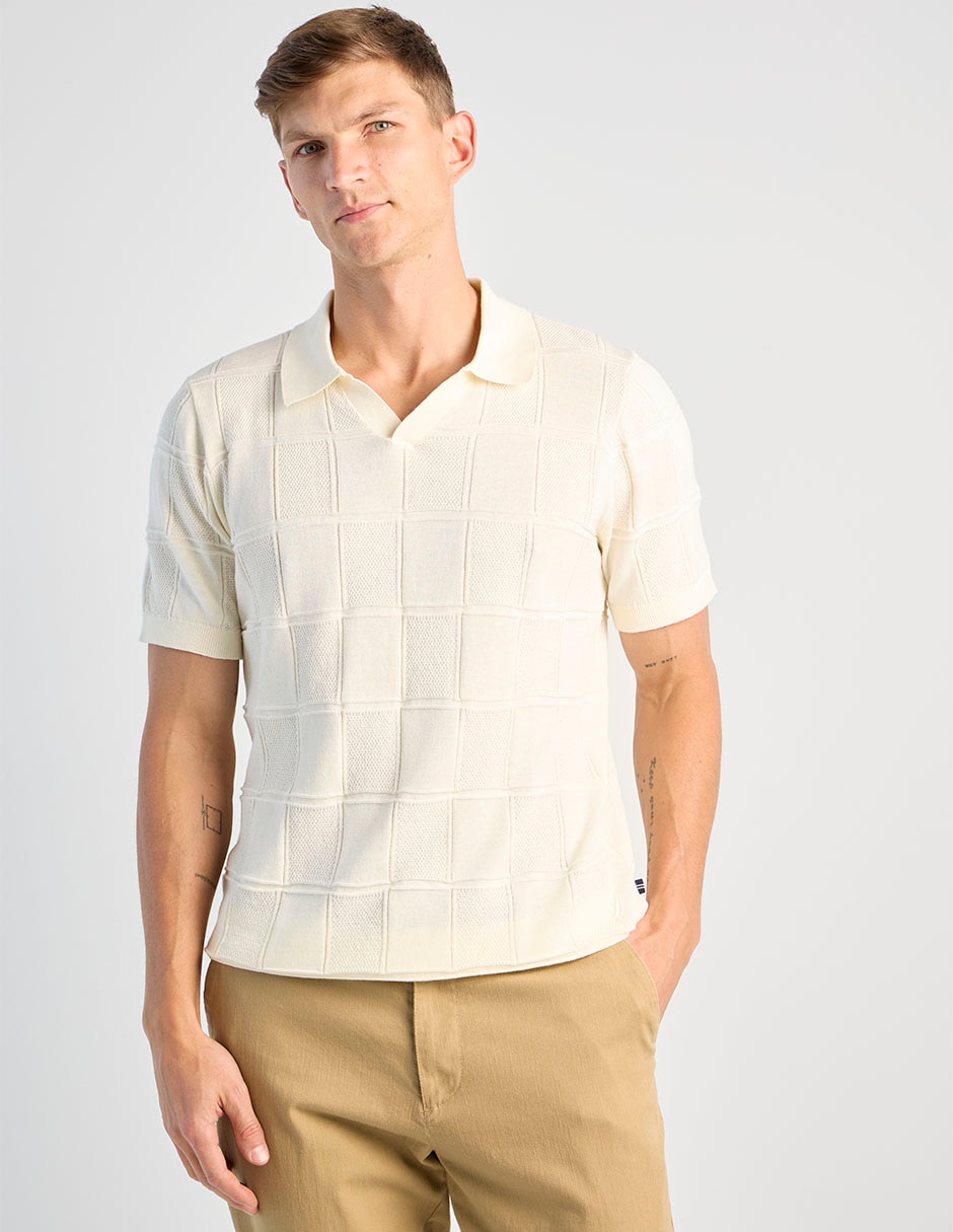 Suéter cuello camisero para hombre Suéter cuello camisero para hombre