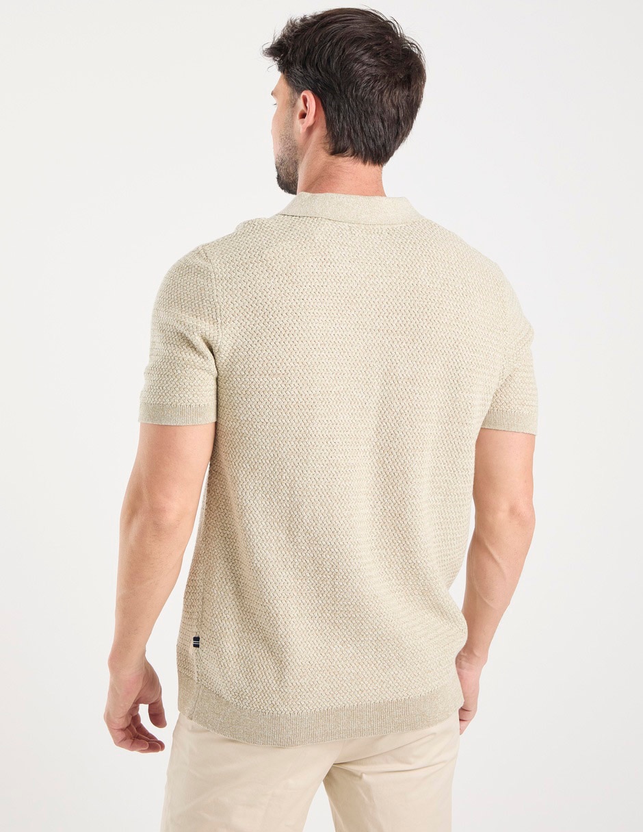 Suéter cuello camisero para hombre 3