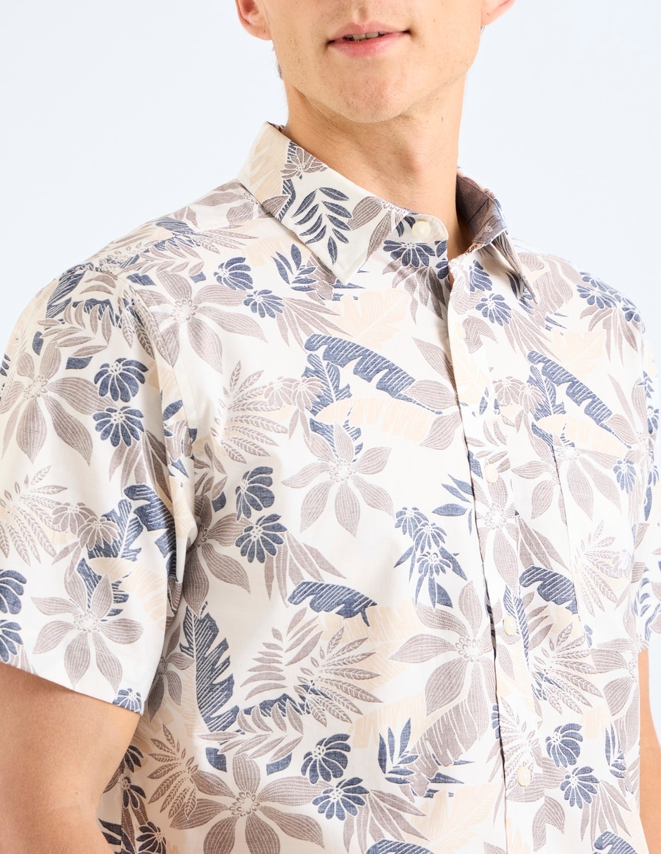 Camisa casual de algodón manga larga para hombre 2